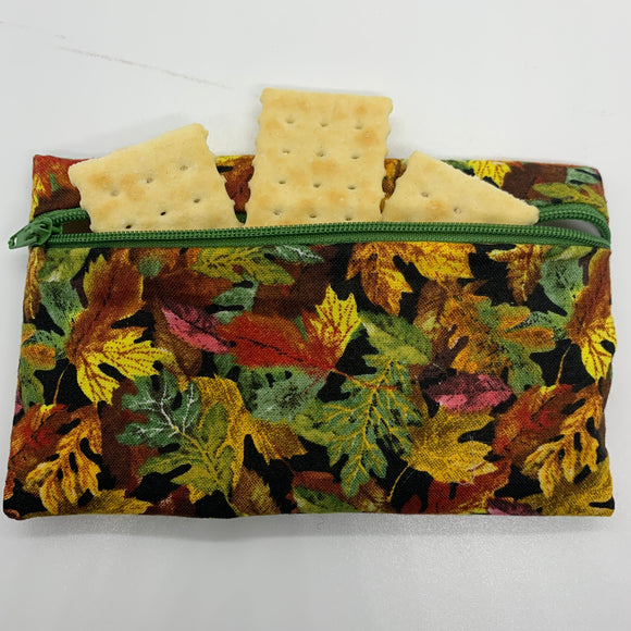 Reusable Eco Friendly Snack Bag Maple Leaves