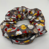 Chickens and Eggs Zipper Scrunchie