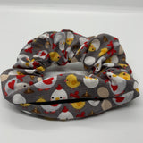 Chickens and Eggs Zipper Scrunchie