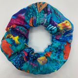 Aquarium Zipper Scrunchie