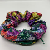 Garden Field Zipper Scrunchie