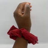 Red Zipper Scrunchie