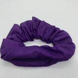 Lilac Velvet Zipper Scrunchie