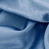 Dull Blue Satin Scrunchie