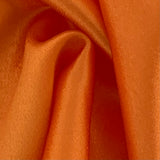 Orange Satin Mini Scrunchie