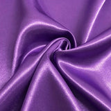 Violet Satin Mini Scrunchie