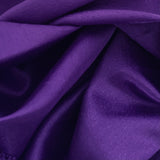 Purple Satin Scrunchie