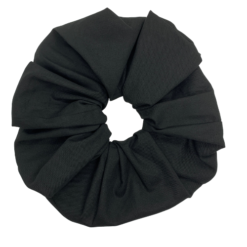 Black Oversized Scrunchie