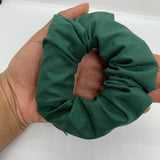 Forest Green Zipper Scrunchie