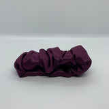 Plum Satin Ultra Thick Scrunchie