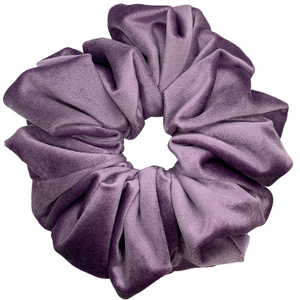 Lilac Thick Velvet Oversized Scrunchies