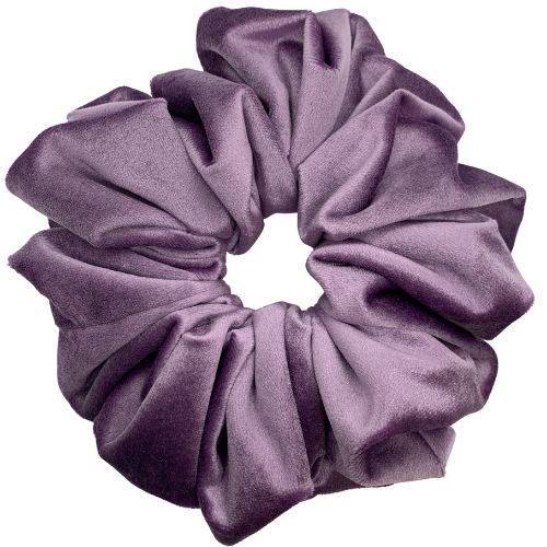 Lilac Thick Velvet Oversized Scrunchies