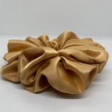 Orange Gold Satin Oversized Scrunchie