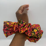 Dark Red Ombré Oversized Scrunchie