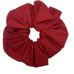 Red Oversized Scrunchie