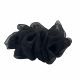 Black Organza Oversized Scrunchie