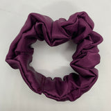 Plum Satin Ultra Thick Scrunchie