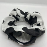 Cow Zipper Scrunchie