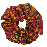 Dark Red Ombré Oversized Scrunchie