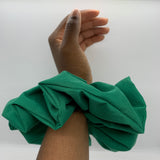 Green Oversized Scrunchie