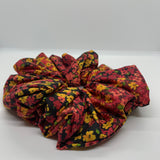 Dark Red Ombré Oversized Scrunchie