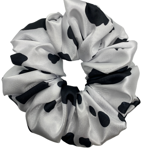 Cow Satin Oversized Scrunchies